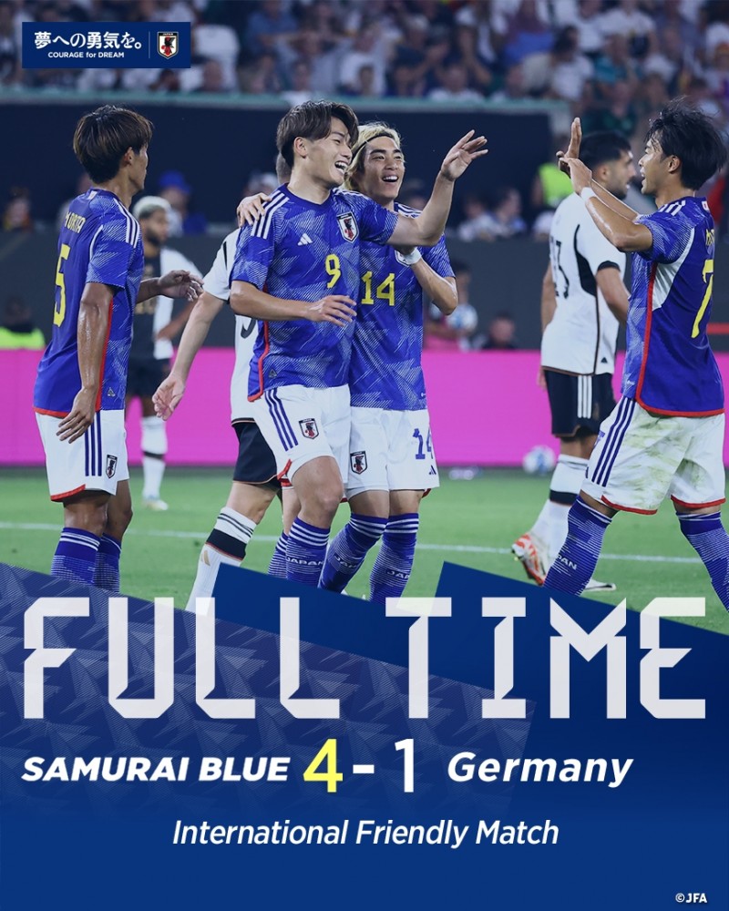 ??当国足1-1马来时，日本在4-1暴打德国.......
