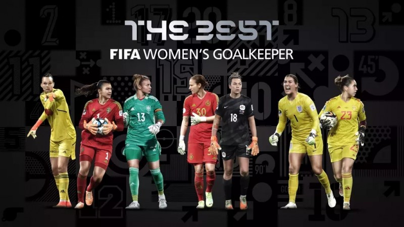FIFA年度最佳女足门将候选：切尔西女足和巴萨女足各2将入选