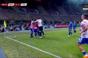 欧预赛-斯帕莱蒂无缘开门红因莫比莱破门 意大利1-1北马其顿
