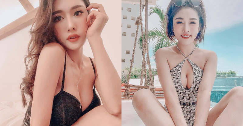 性感DJ Victoria 黃聿希「火辣開胸泳裝」大爆美乳　隨著音樂晃出乳浪