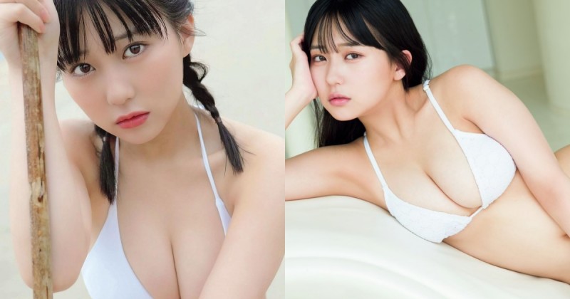 20歲美少女偶像「田中美久」性感解禁！大方秀「白嫩巨乳」當熊本親善大使！